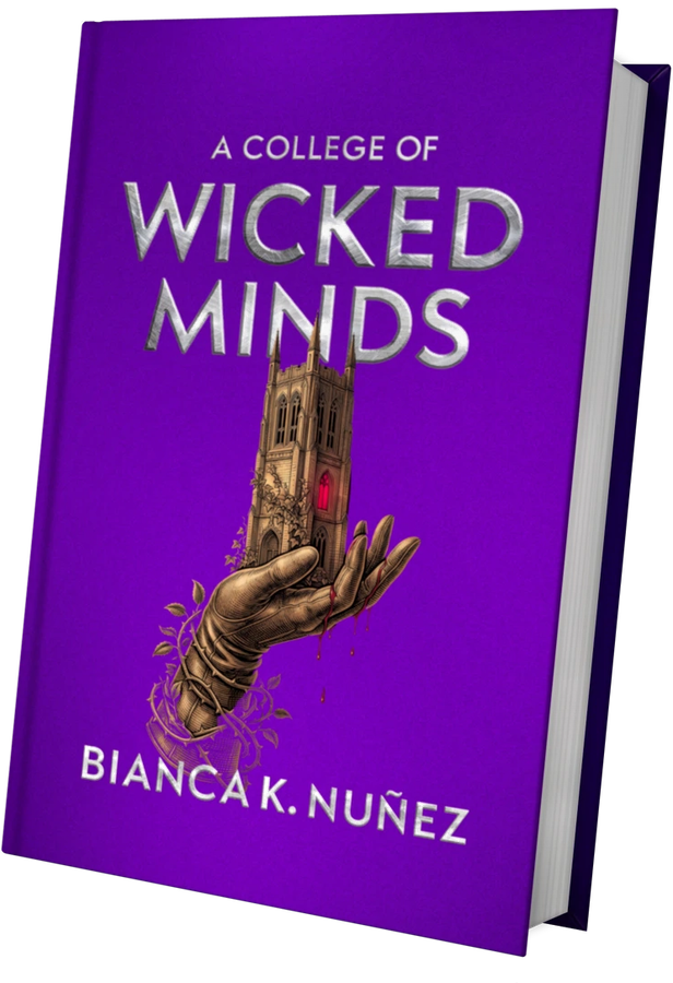 A College of Wicked Minds — Book One cover, by Bianca K. Nuñez